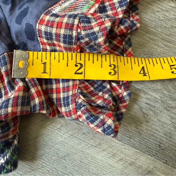 Aerie Patchwork Flannel Plaid Pajama Shorts Small Lounge Comfy Pockets - Picture 11 of 11